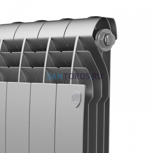 Радиатор Royal Thermo 500 х 10 секций BiLiner Silver Satin биметаллический секционный НС-1176315